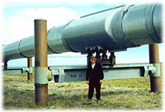 This is the Trans-Alaska Pipeline.  We did a lot of our work along the pipeline corridor.